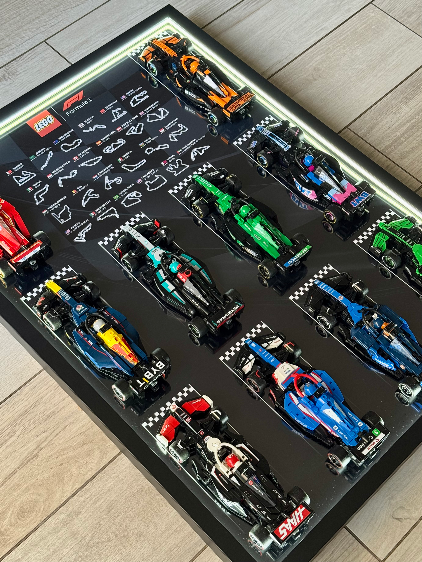 Cadre LED LEGO F1 Speed Champions