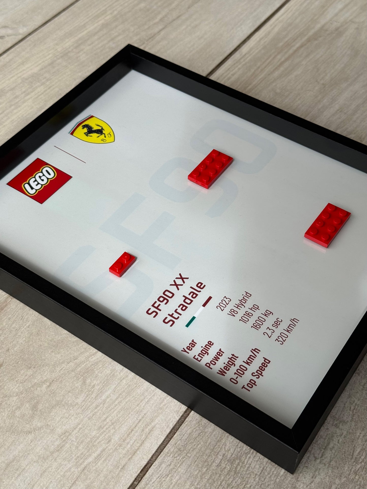 Cadre LEGO Ferrari SF90 XX Stradale