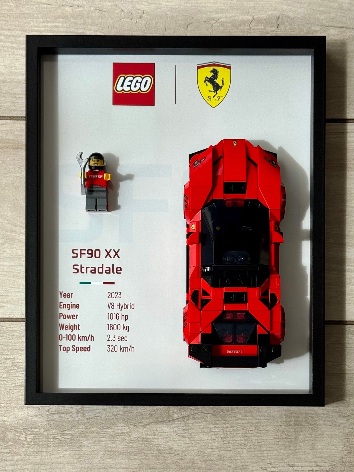 Cadre LEGO Ferrari SF90 XX Stradale