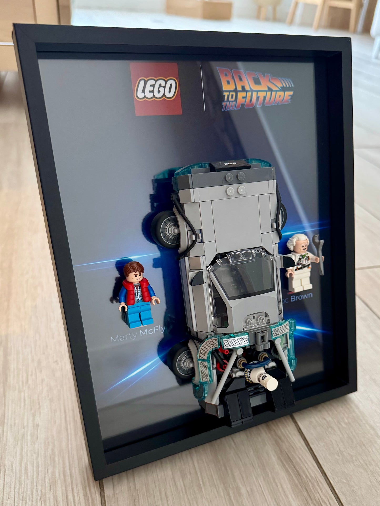 Cadre LEGO Deleorean Back to the Future