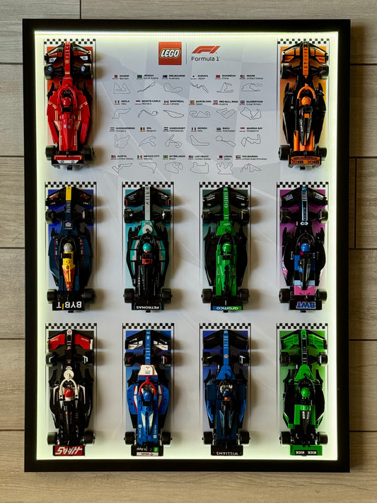 Cadre LED LEGO F1 Speed Champions